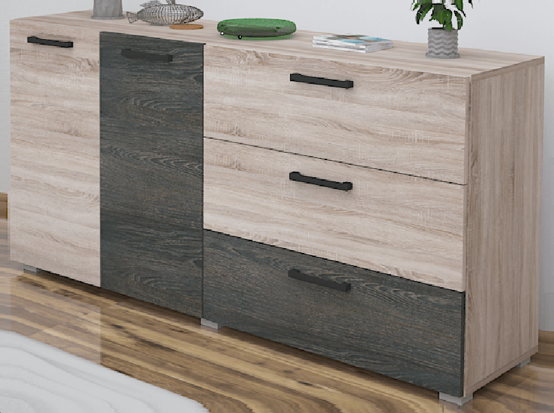  Corpus Capri .Komód 160 cm Sonoma-Canterbury