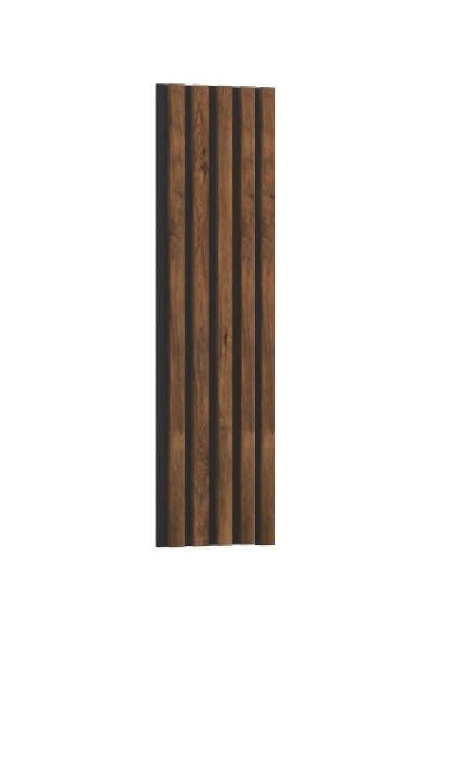 Corpus Tritón Falpanel 165 x 30 cm Lap: Antracit Léc: Kézműves tölgy