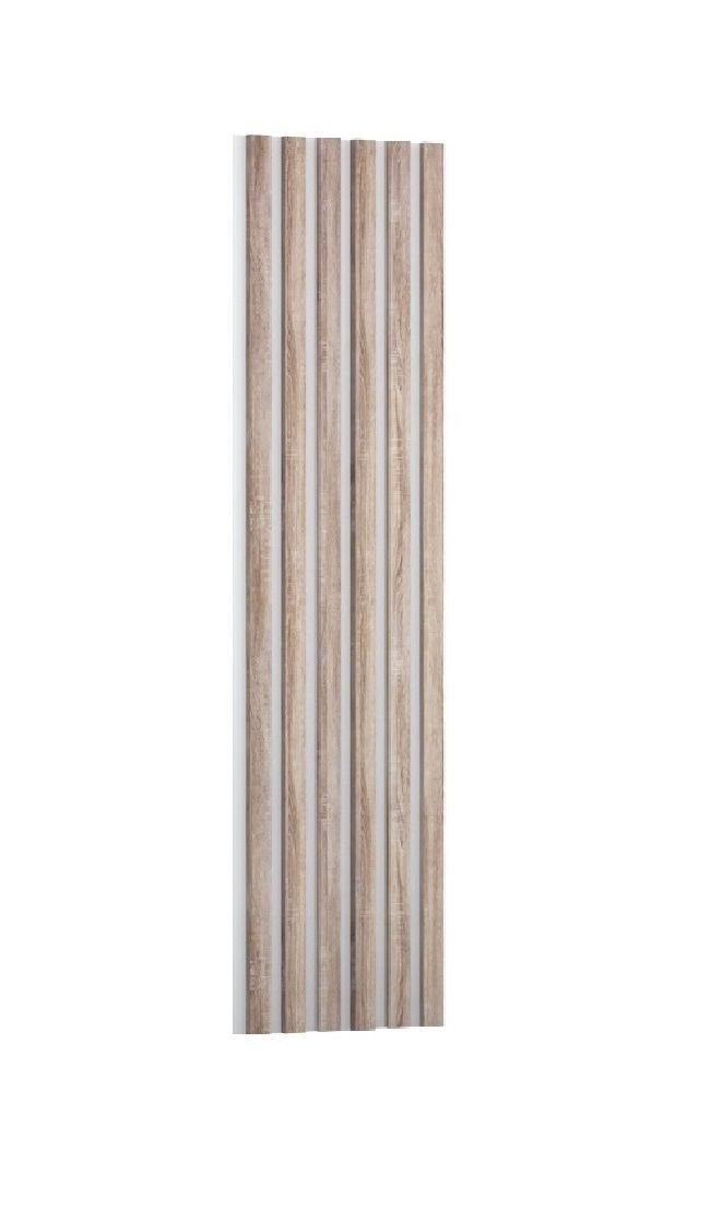 Corpus Tritón Falpanel 240 x 40 cm Lap: Fehér Léc: Sonoma