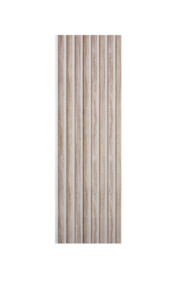 Corpus Tritón Falpanel 270 x 60 cm Lap: Fehér Léc: Sonoma