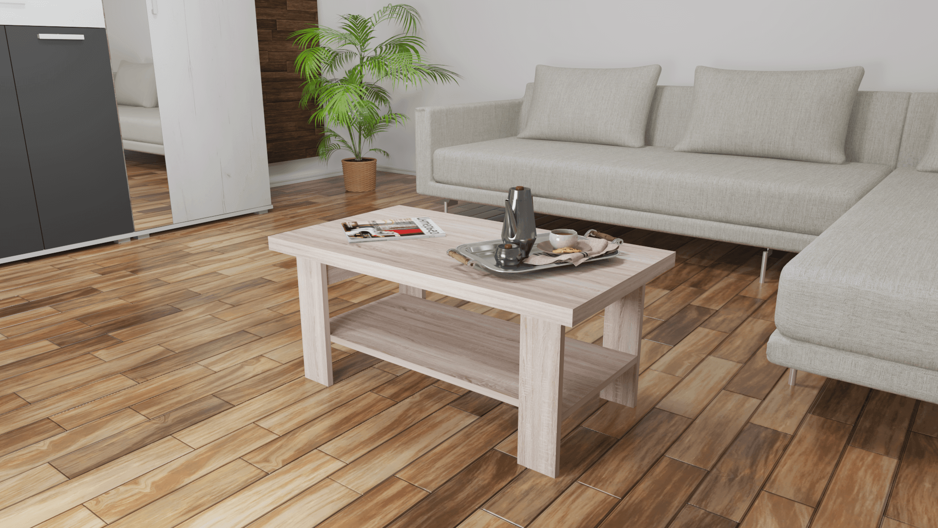 Corpus Fonda Dohányzóasztal 90 cm Több színben