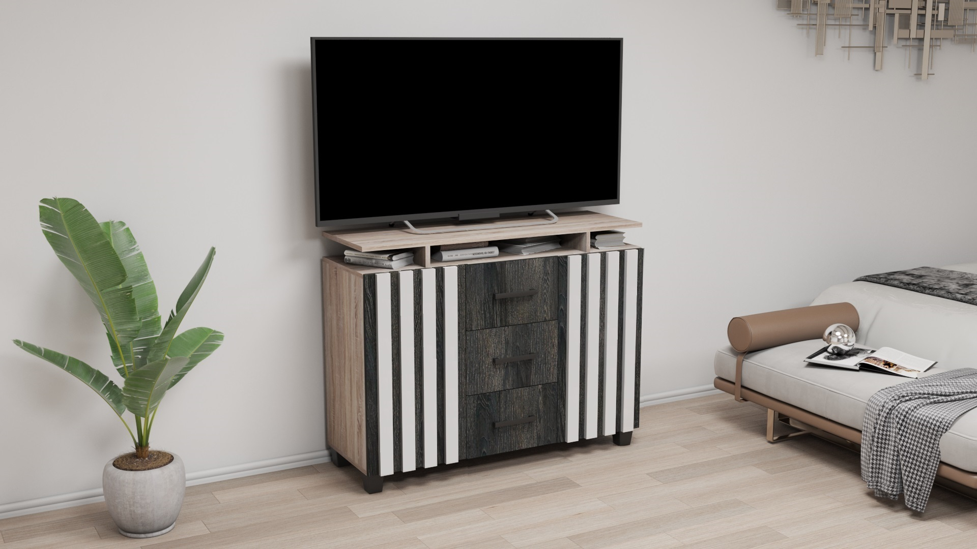 Corpus Tritón Komód 120 cm KBMF (magasítással)