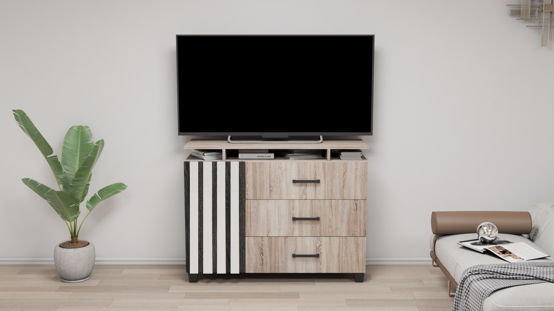 Corpus Tritón Komód 120 cm KHMF (magasítással)