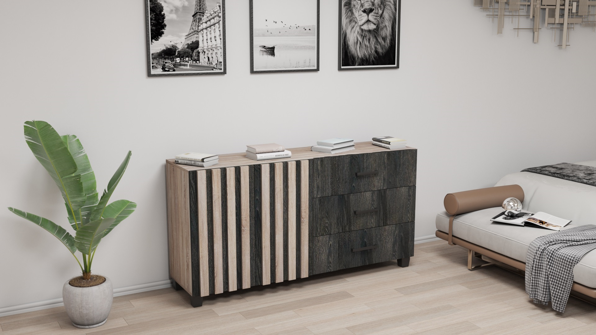 Corpus Tritón Komód 160 cm KIS 